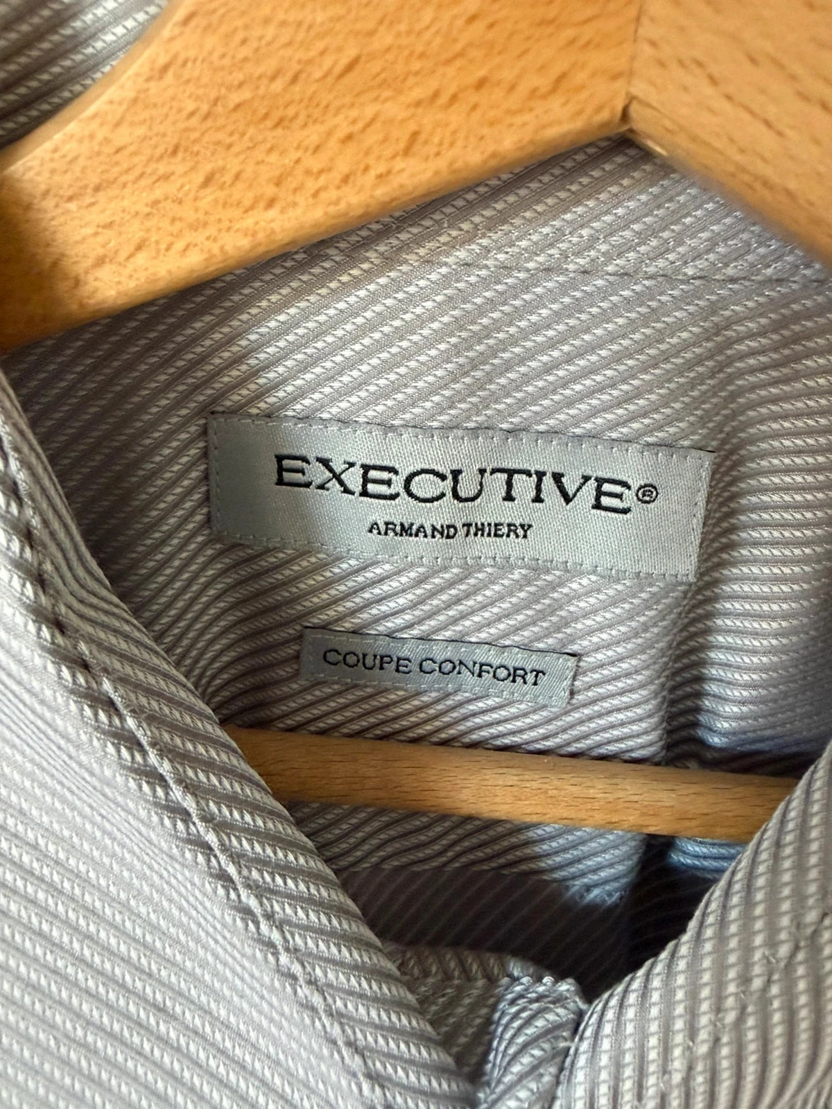 Camisa gris rayada Armand Thierry – photo 3